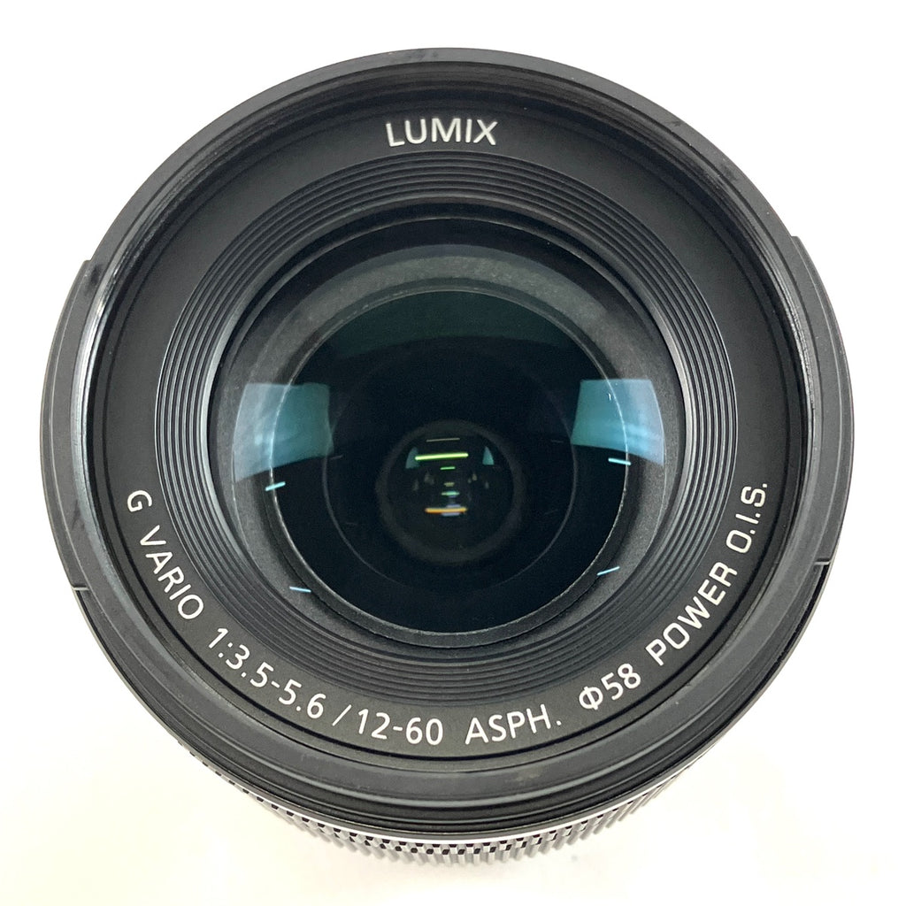 パナソニック Panasonic LUMIX G VARIO 12-60mm F3.5-5.6 ASPH. POWER O.I.S H-FS12060 一眼カメラ用レンズ（オートフォーカス） 【中古】