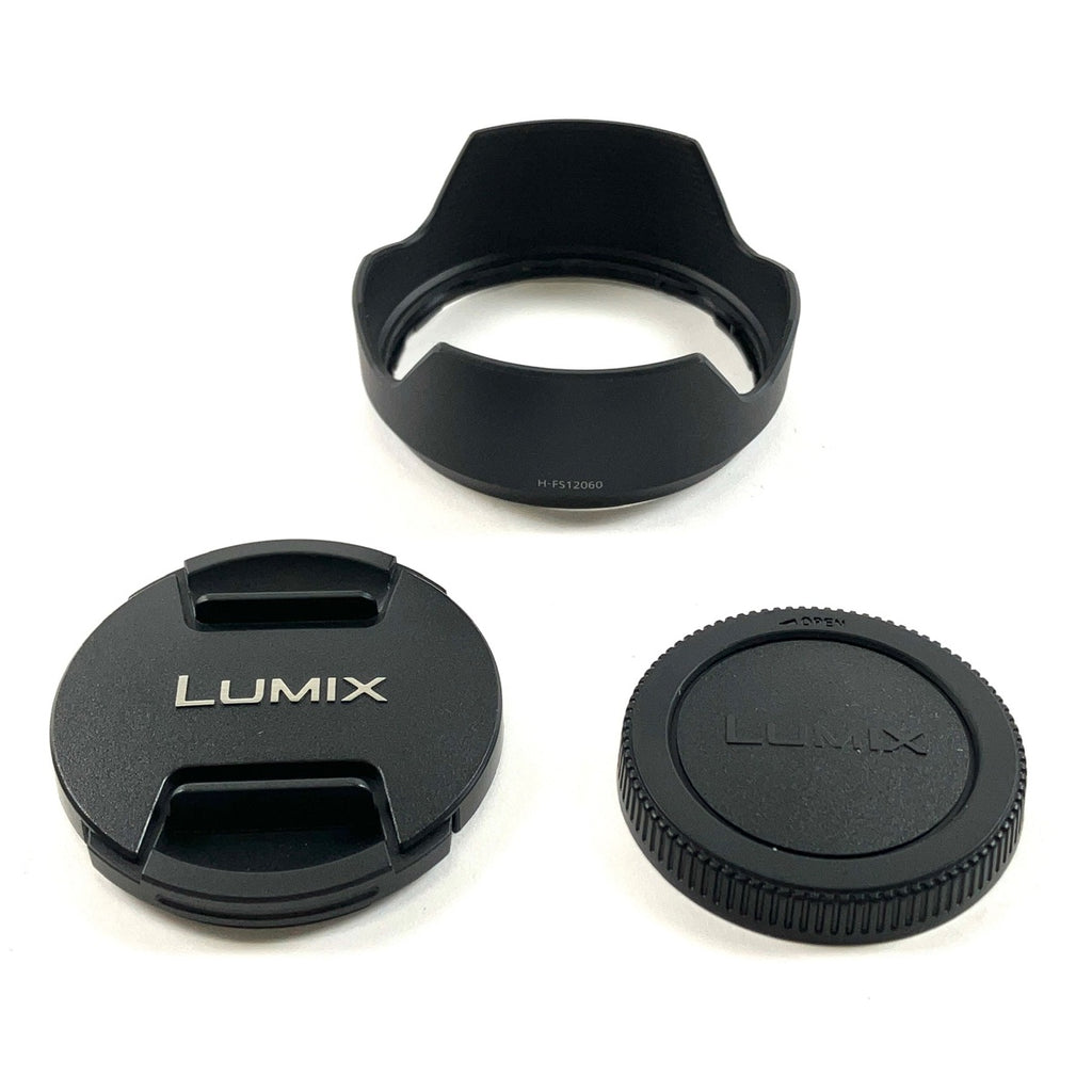 パナソニック Panasonic LUMIX G VARIO 12-60mm F3.5-5.6 ASPH. POWER O.I.S H-FS12060 一眼カメラ用レンズ（オートフォーカス） 【中古】