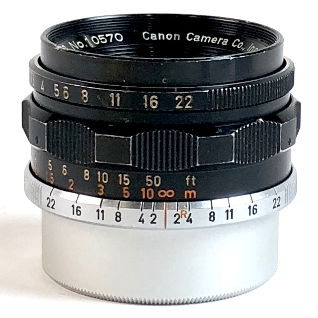 キヤノン Canon 35mm F2 Lマウント L39 レンジファインダーカメラ用レンズ 【中古】