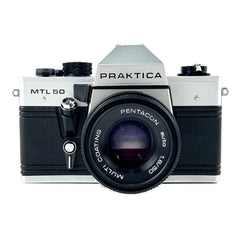 プラクチカ Praktica MTL50 + ペンタコン 50mm F1.8 auto (M42) フィルム マニュアルフォーカス 一眼レフカメラ 【中古】