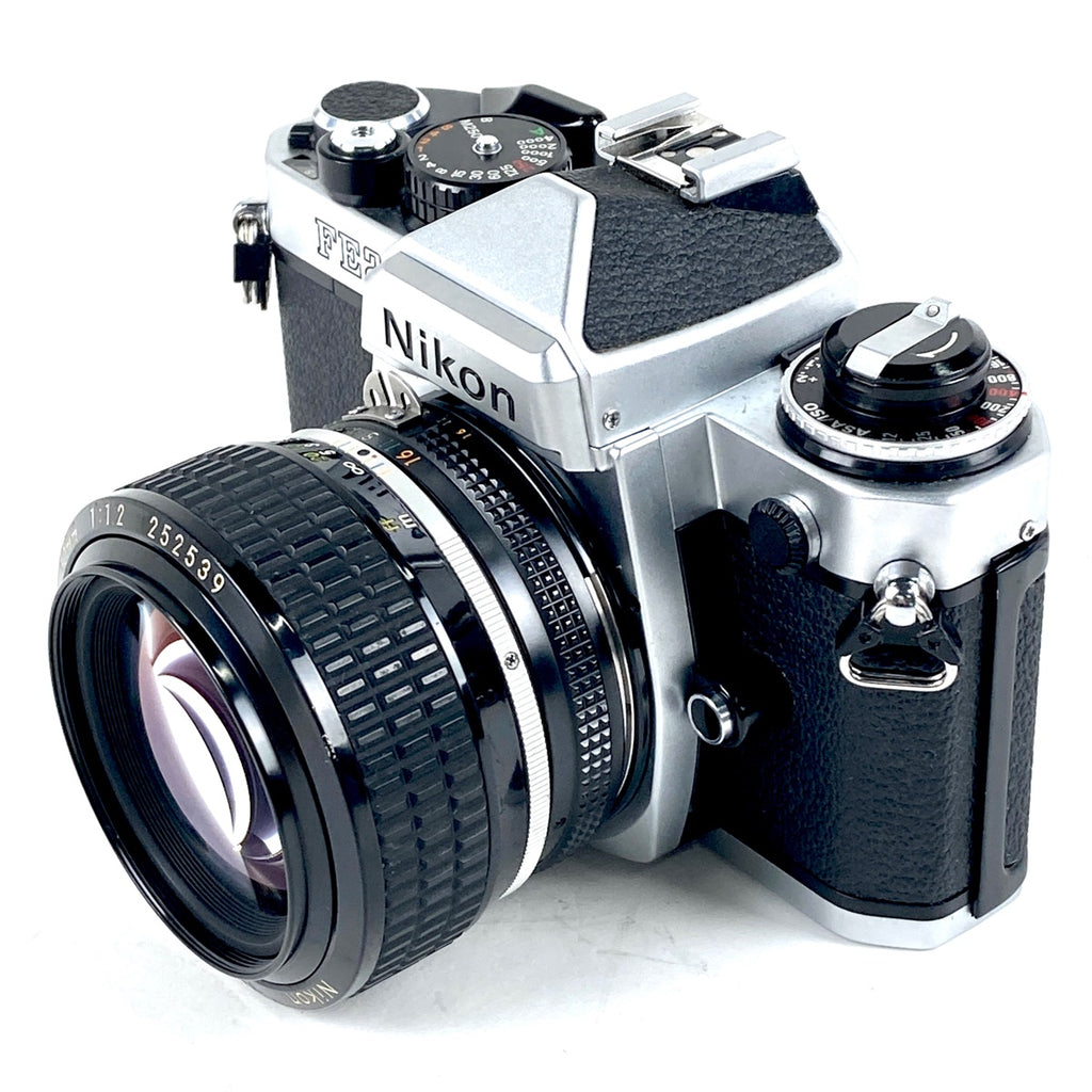 ニコン Nikon FE2 ＋ Ai-S NIKKOR 50mm F1.2 フィルム マニュアルフォーカス 一眼レフカメラ 【中古】