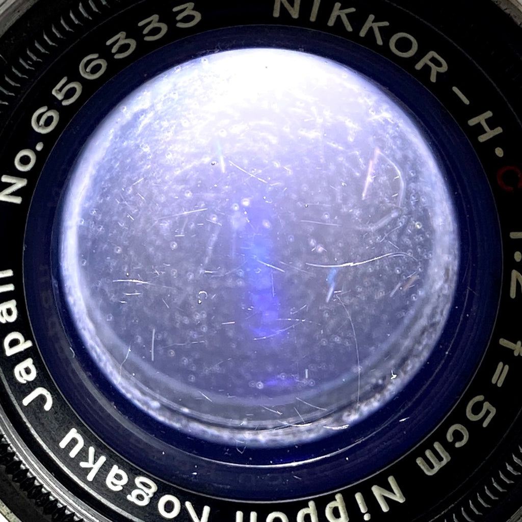 ニコン Nikon S2 前期 + NIKKOR-H (.C) 50mm F2 5cm Sマウント ［ジャンク品］ フィルム レンジファインダーカメラ 【中古】