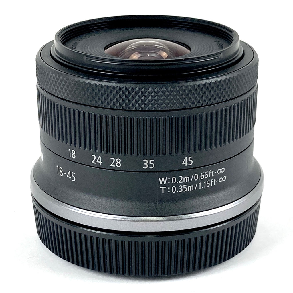 キヤノン Canon RF-S 18-45mm F4.5-6.3 IS STM 一眼カメラ用レンズ（オートフォーカス） 【中古】