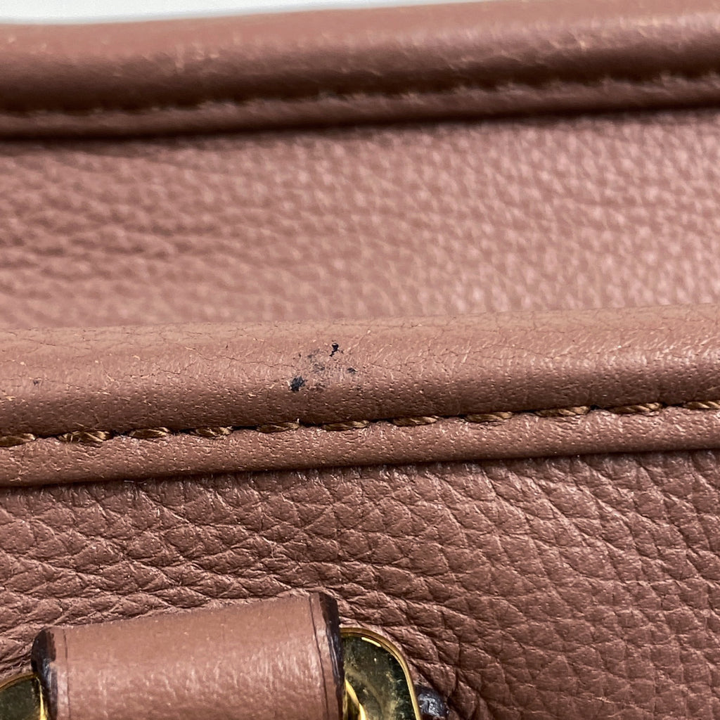 ロエベ アマソナ 23 2WAY ショルダーバッグ アナグラム ハンドバッグ レザー ピンクブラウン レディース 【中古】 brbag