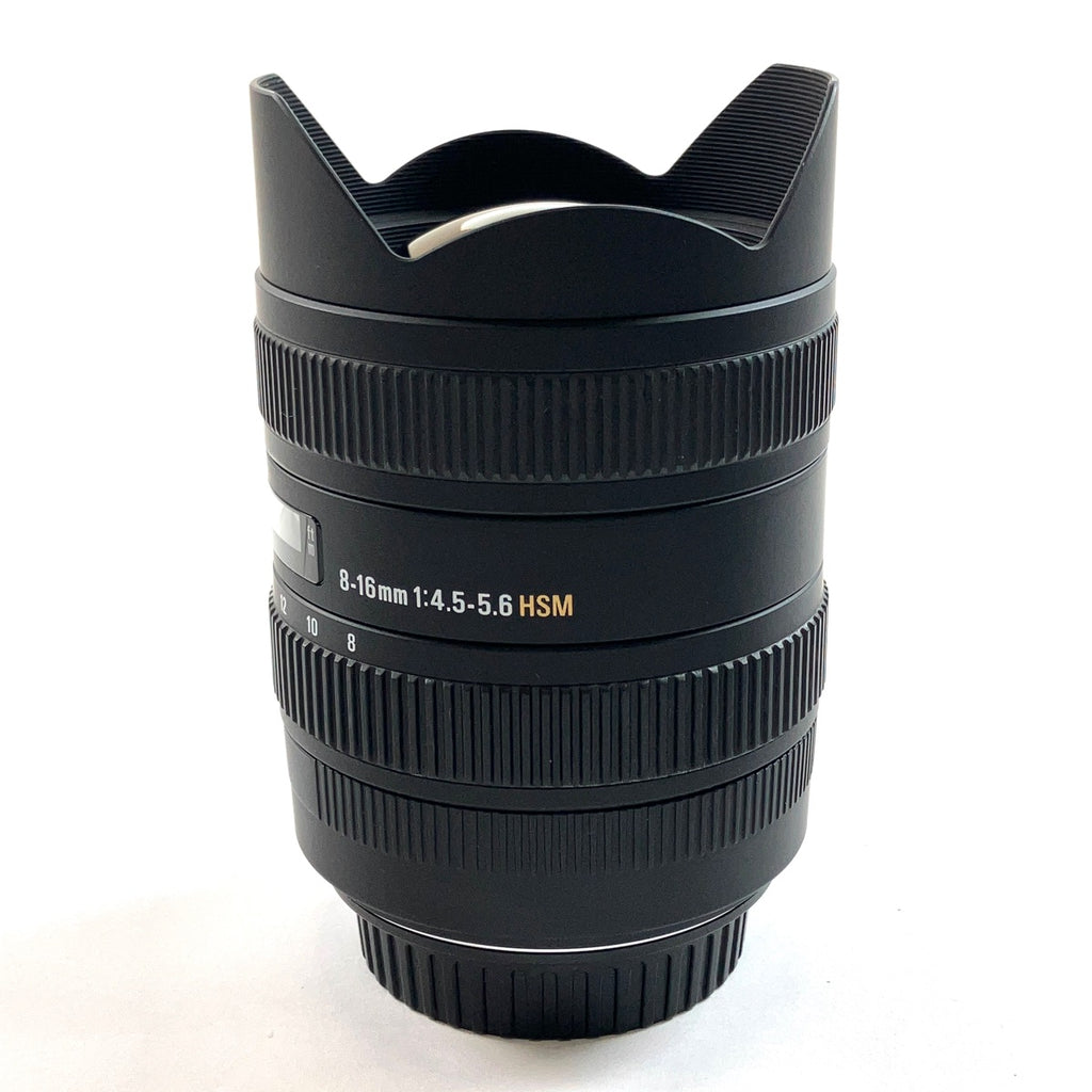 シグマ SIGMA 8-16mm F4.5-5.6DC HSM (キヤノンEF用) 一眼カメラ用レンズ（オートフォーカス） 【中古】