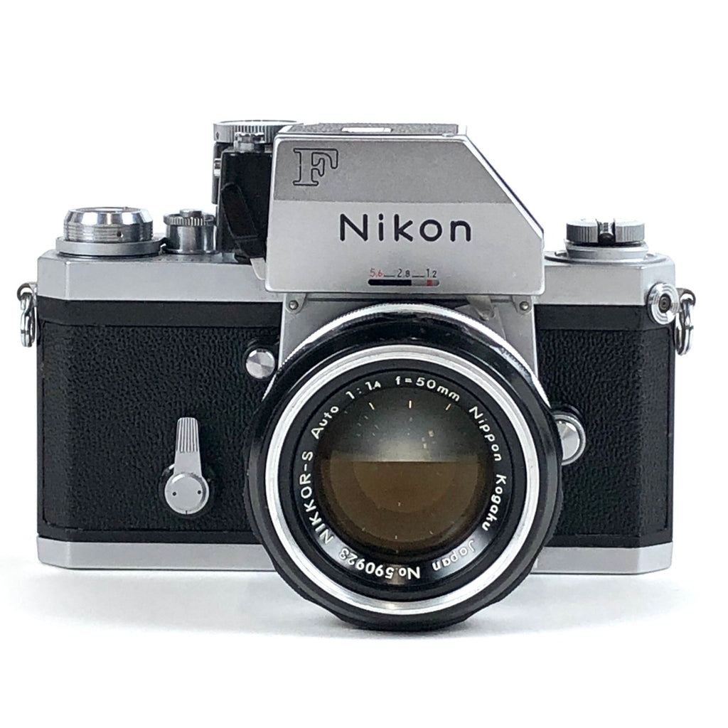 ニコン Nikon F フォトミック シルバー + NIKKOR-S Auto 50mm F1.4 フィルム マニュアルフォーカス 一眼レフカメラ 【中古】