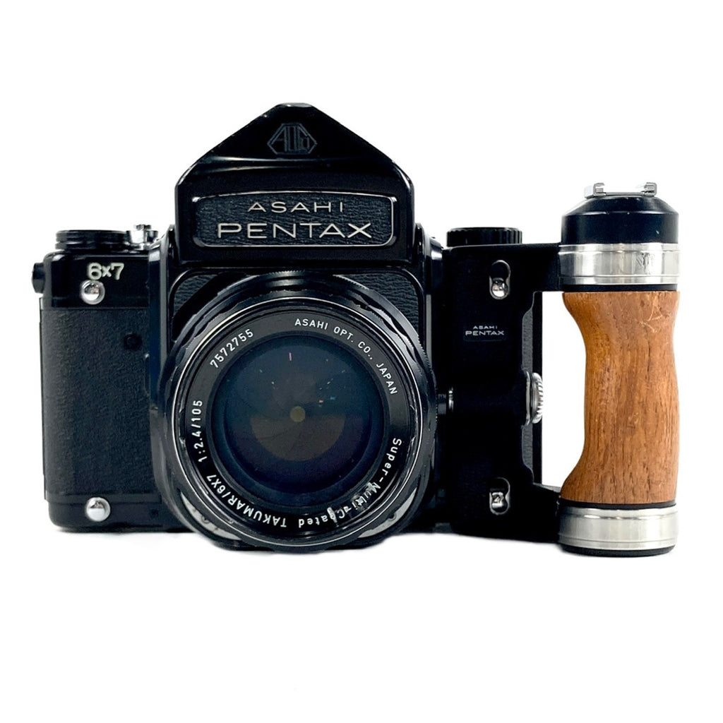 ペンタックス PENTAX 6X7 ＋ TAKUMAR 6X7 105mm F2.4 67 バケペン用 ［ジャンク品］ 中判カメラ 【中古】