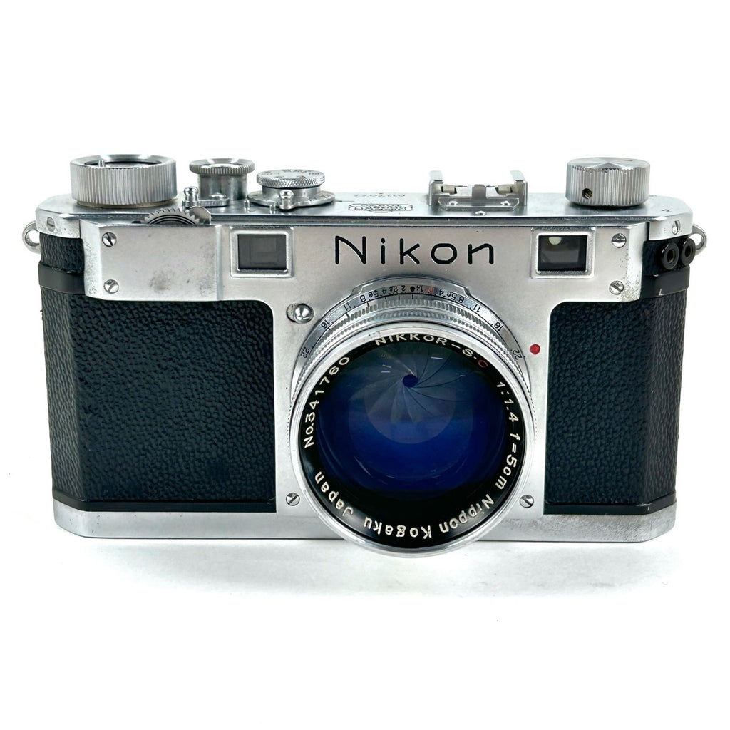 ニコン Nikon S＋NIKKOR-S.C 50mm F1.4 5cm シルバー Sマウント ［ジャンク品］ フィルム レンジファインダーカメラ 【中古】