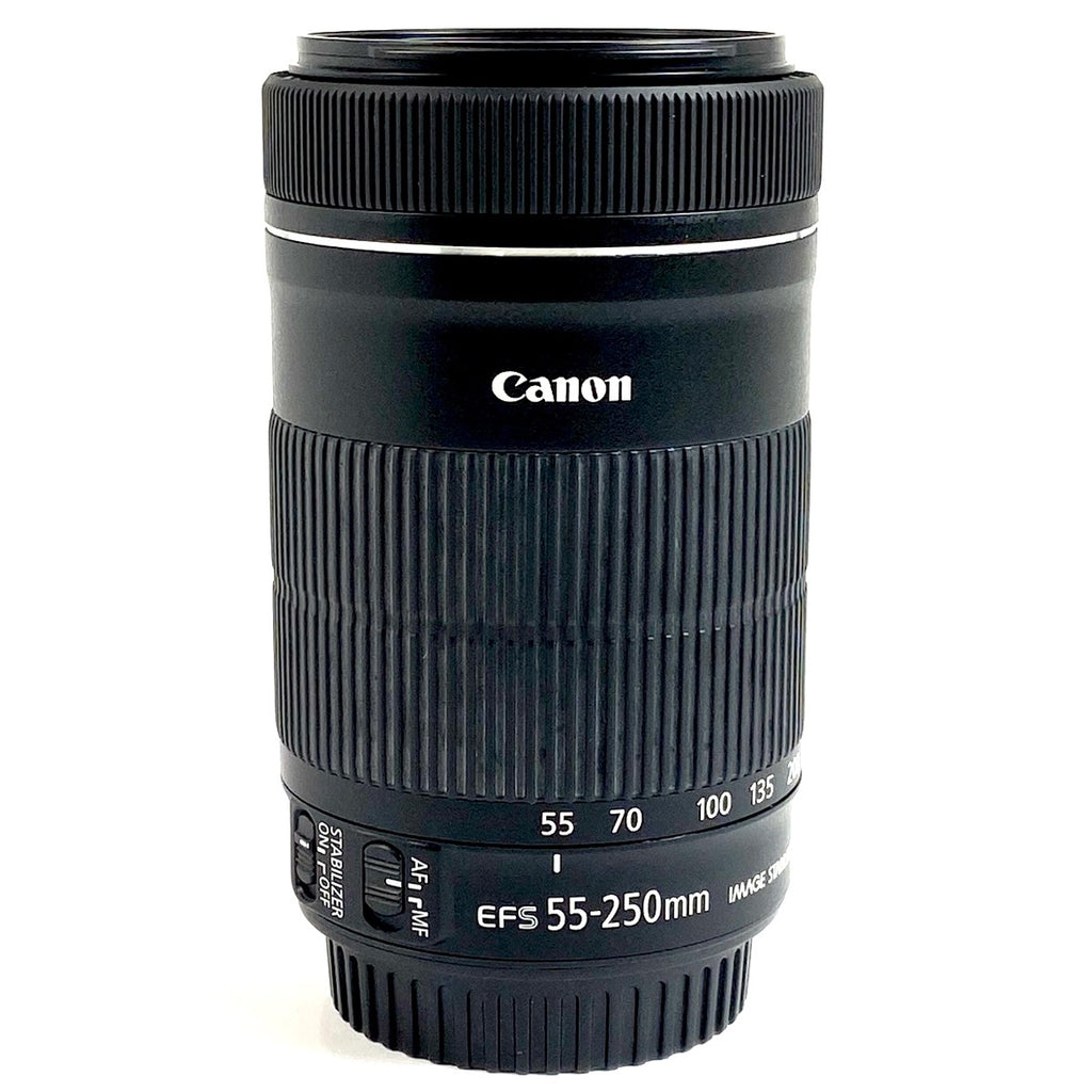 キヤノン Canon EF-S 55-250mm F4-5.6 IS STM 一眼カメラ用レンズ（オートフォーカス） 【中古】