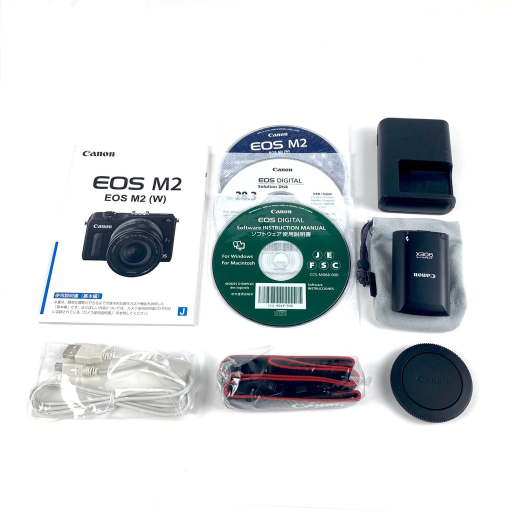 キヤノン Canon EOS M2 ボディ レッド デジタル ミラーレス 一眼カメラ 【中古】