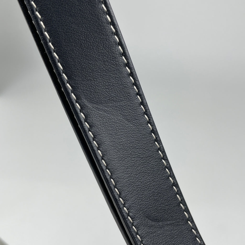 【最終値引き】 バーバリー ロゴ ショルダーバッグ キャンバス グレー ブラック レディース 【中古】brbag