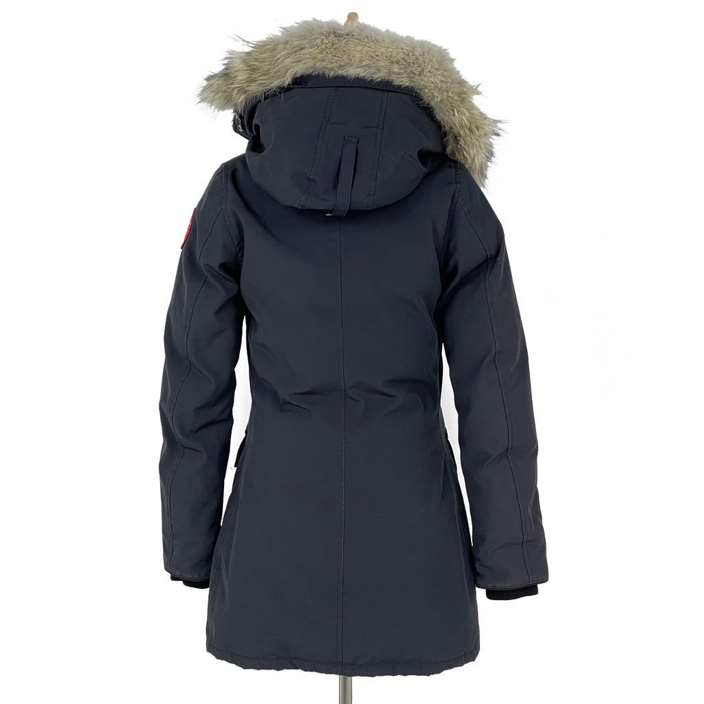 カナダグース ブロンテ パーカ ヘリテージ ダウンコート アウター ダウンジャケット ネイビー レディース 【中古】brapp