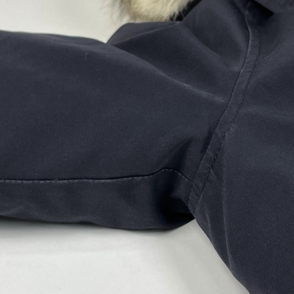 カナダグース ブロンテ パーカ ヘリテージ ダウンコート アウター ダウンジャケット ネイビー レディース 【中古】brapp