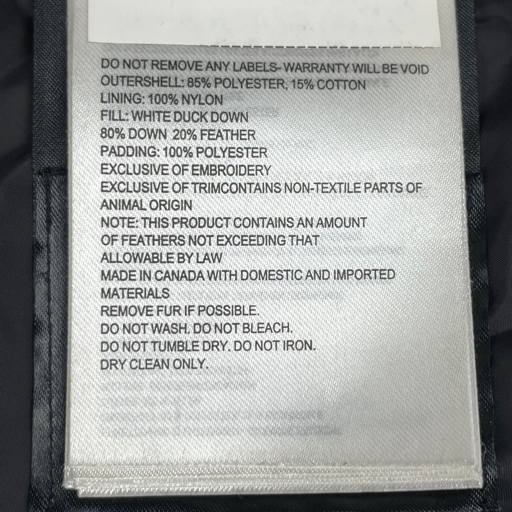 カナダグース ブロンテ パーカ ヘリテージ ダウンコート アウター ダウンジャケット ネイビー レディース 【中古】brapp