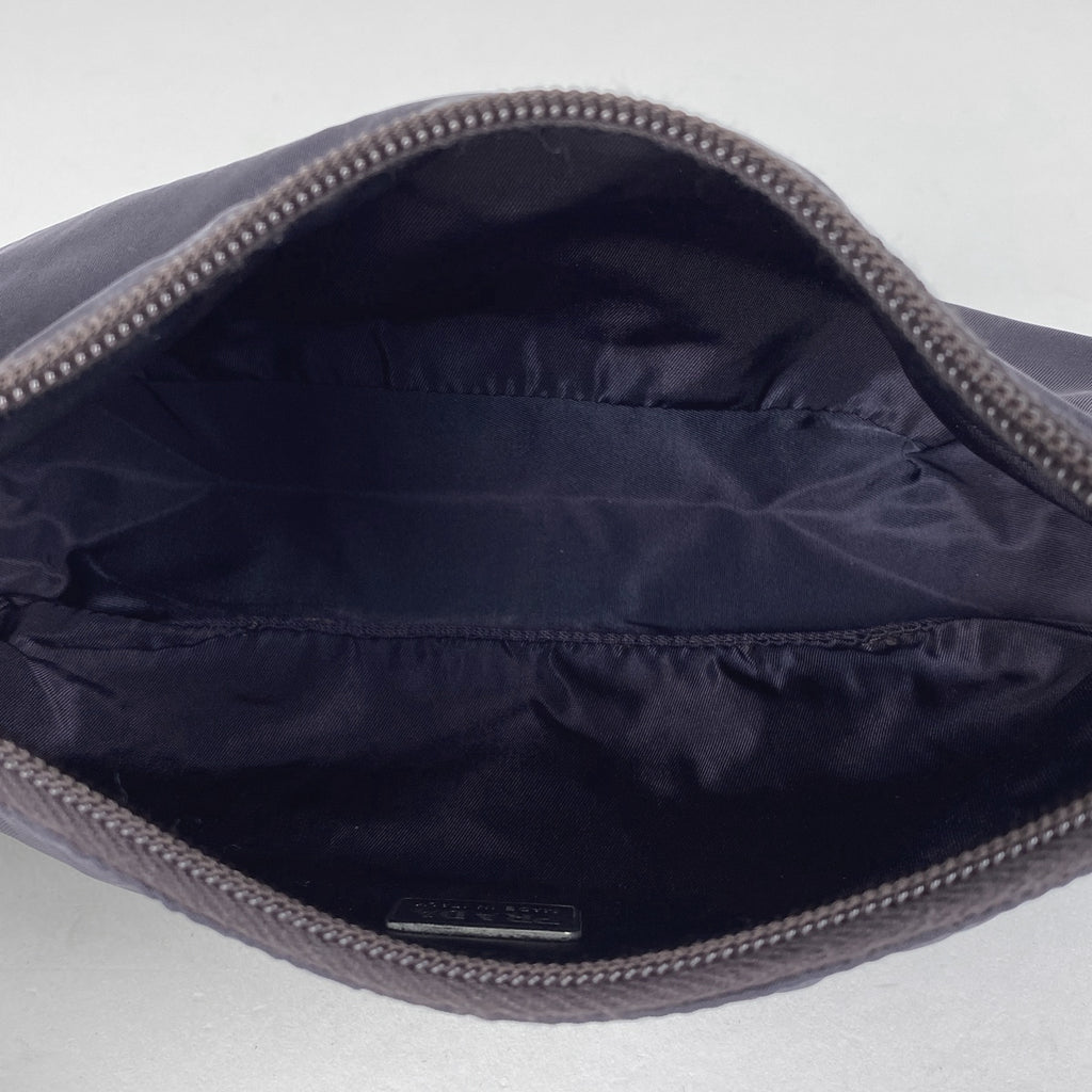 プラダ ロゴプレート ハンドバッグ ハンドバッグ ナイロン パープル レディース 【中古】brbag