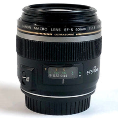 キヤノン Canon EF-S 60mm F2.8 MACRO USM 一眼カメラ用レンズ（オートフォーカス） 【中古】