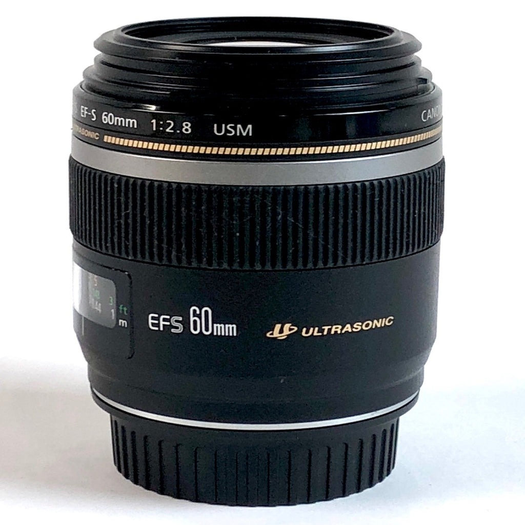 キヤノン Canon EF-S 60mm F2.8 MACRO USM 一眼カメラ用レンズ（オートフォーカス） 【中古】