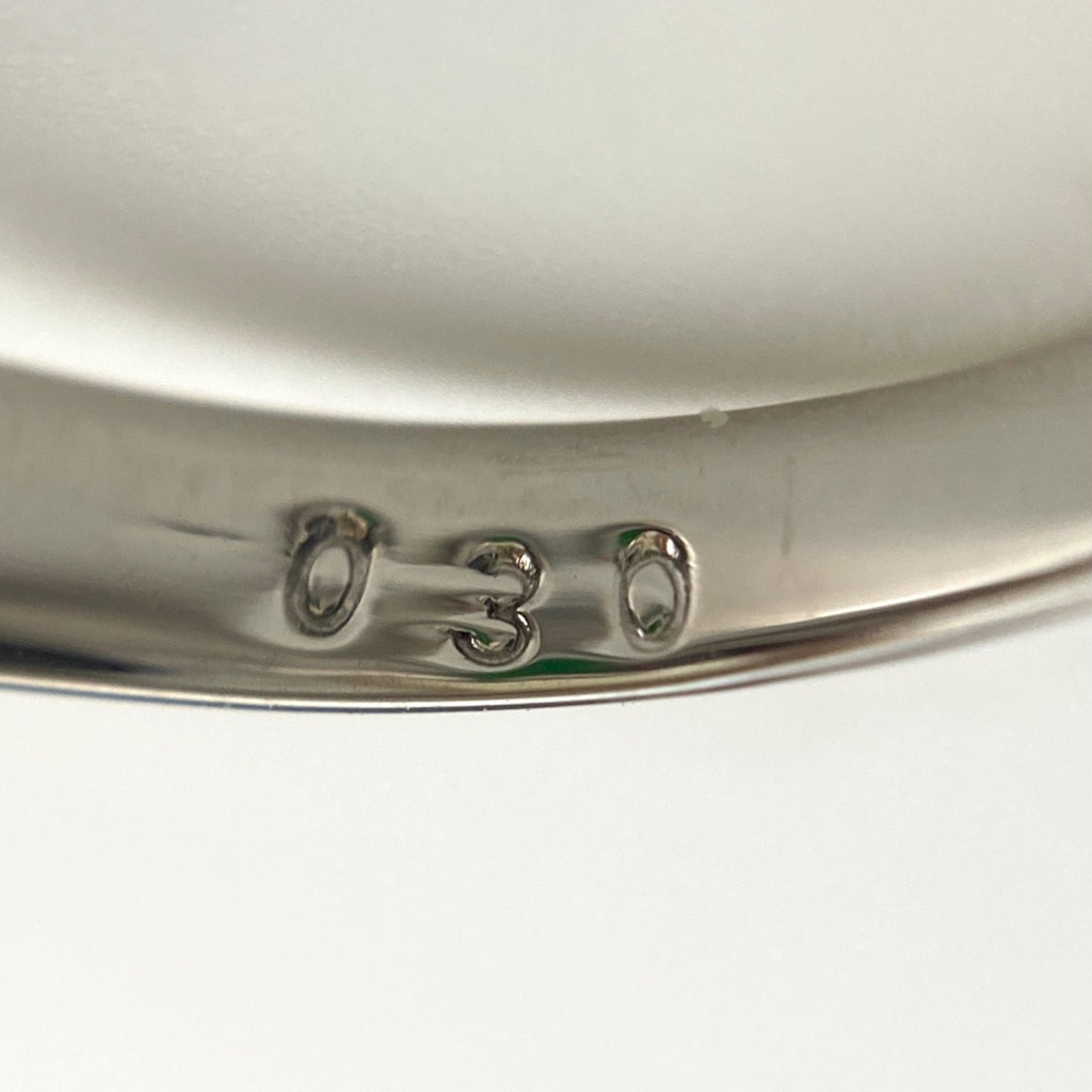 PT900 ヒスイ リング プラチナ 14.5号 ダイヤモンド 0.30CT レディース  中古 nbjwl