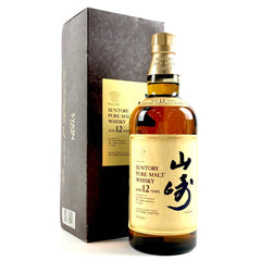 【東京都内限定お届け】サントリー SUNTORY 山崎 12年 ピュアモルト 華 750ml 国産ウイスキー 【古酒】