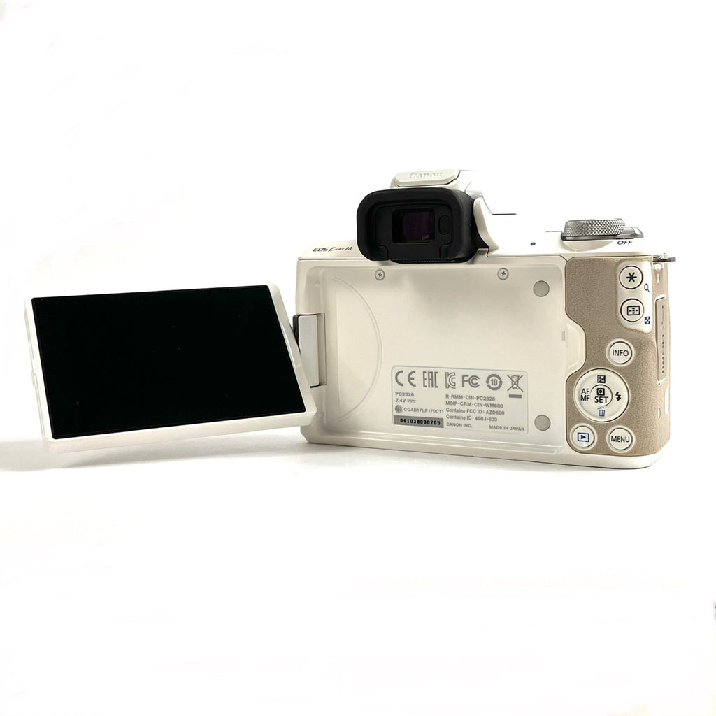 キヤノン Canon EOS Kiss M ボディ ホワイト デジタル ミラーレス 一眼カメラ 【中古】