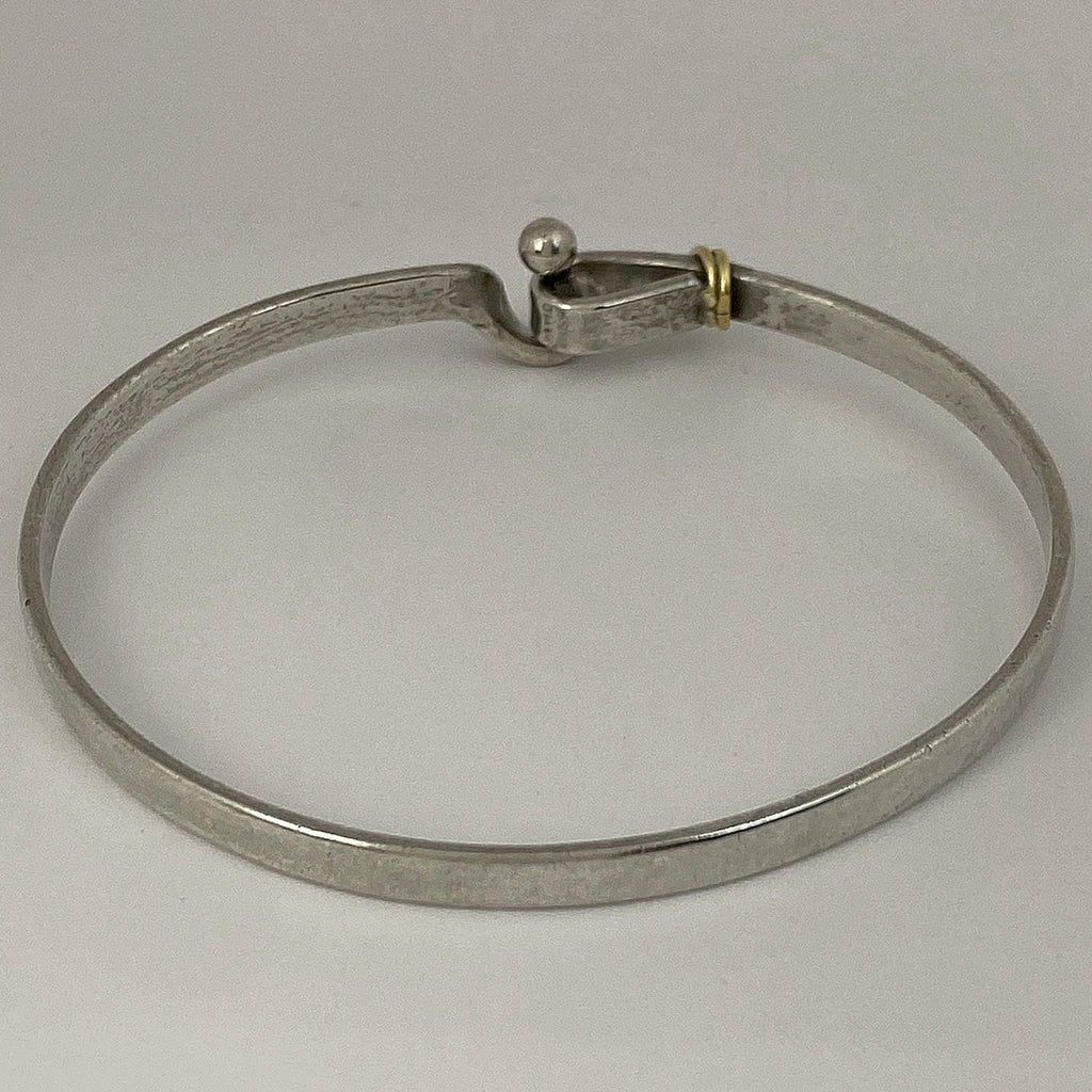 ティファニー フック＆アイ バングル ブレスレット 腕輪 バングル シルバー925 シルバー レディース 【中古】bracc
