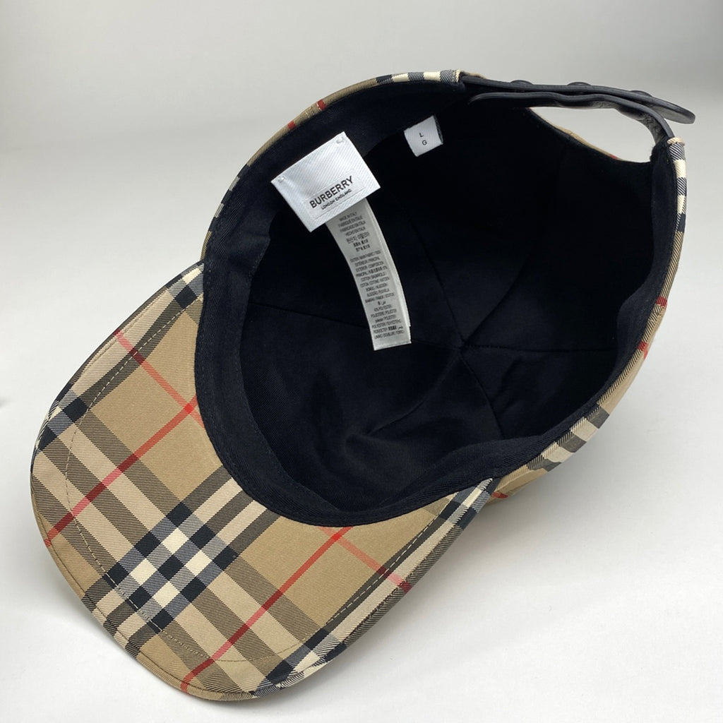 BURBERRY ヴィンテージチェック ベースボールキャップ