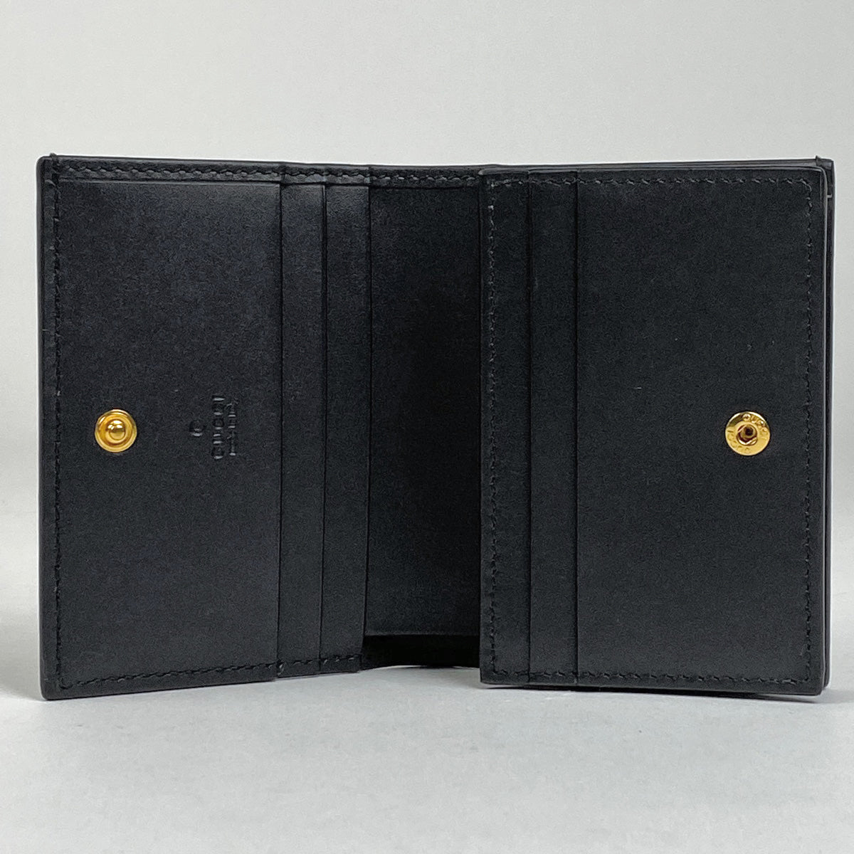 【美品 付属品完備】 グッチ 折り財布 ggスプリーム タイガー 総柄 ブラック GUCCI グッチ 二つ折り財布 GG スプリーム コンパクト タイガー