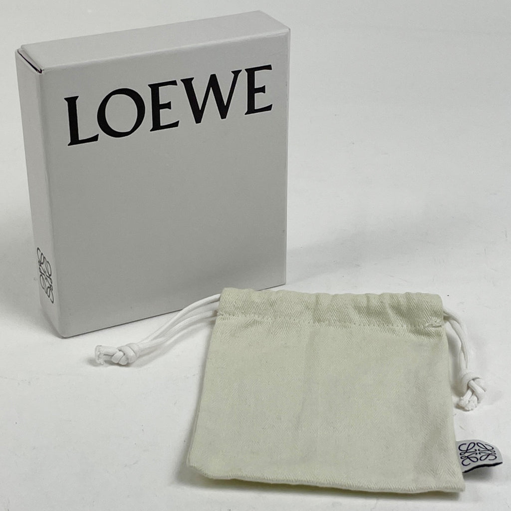 ロエベ アナグラム カードケース 名刺入れ カードケース レザー ライトグリーン レディース 【中古】brbag