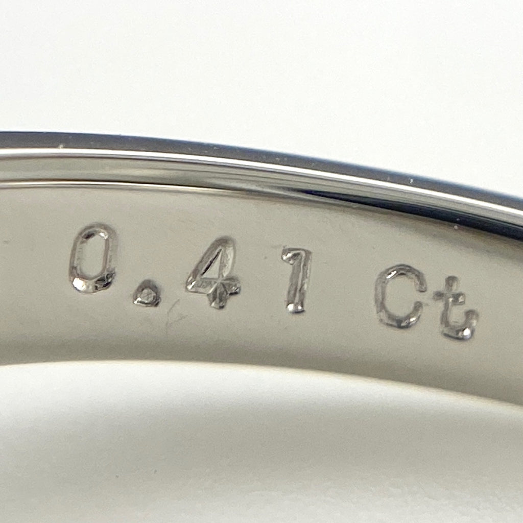 ミキモト ダイヤモンド デザインリング プラチナ 指輪 リング 7.5号 Pt950 ダイヤモンド レディース 【中古】brjwl