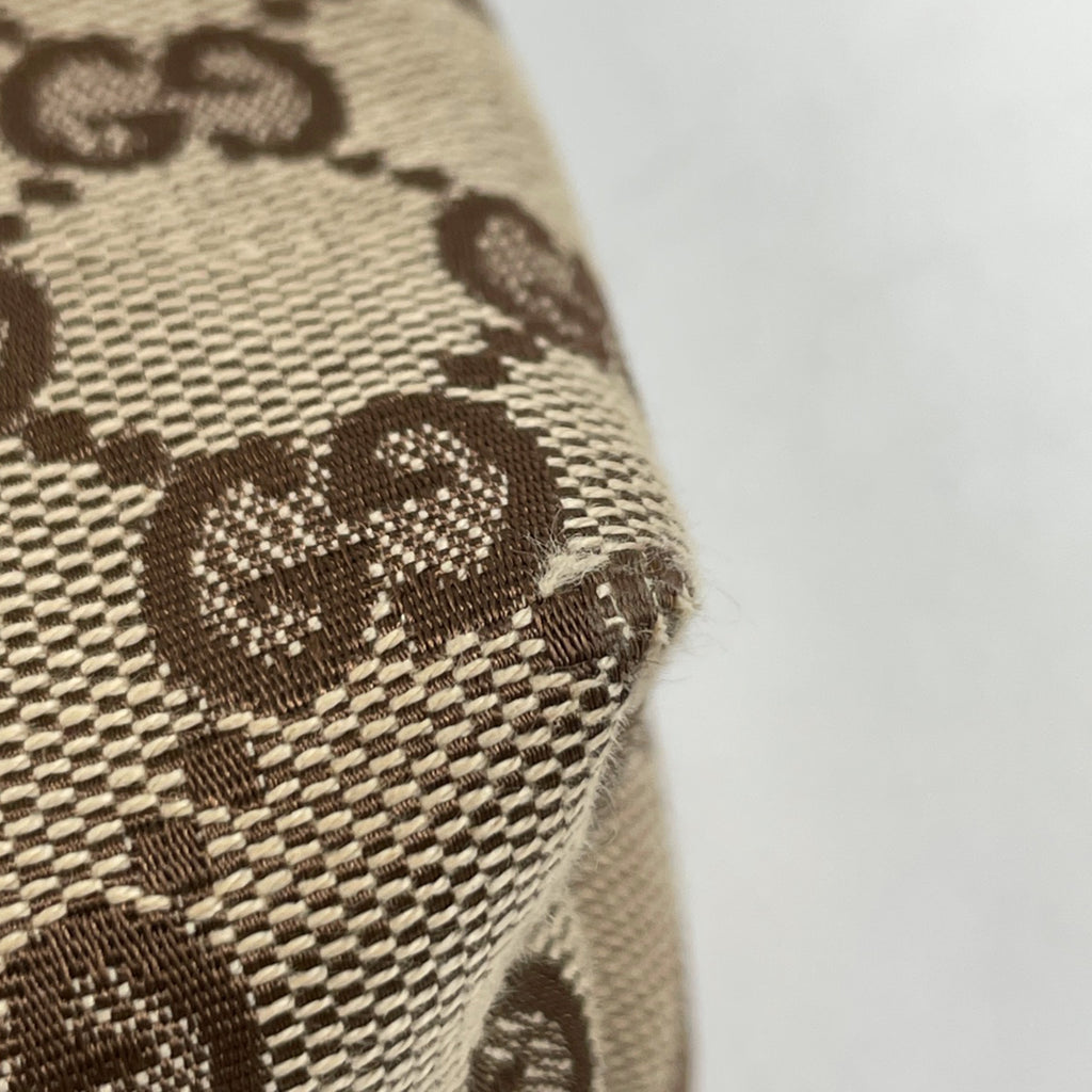 グッチ GG柄 ウエストバッグ ヒップバッグ ボディバッグ キャンバス ブラウン 131236 レディース 【中古】brbag