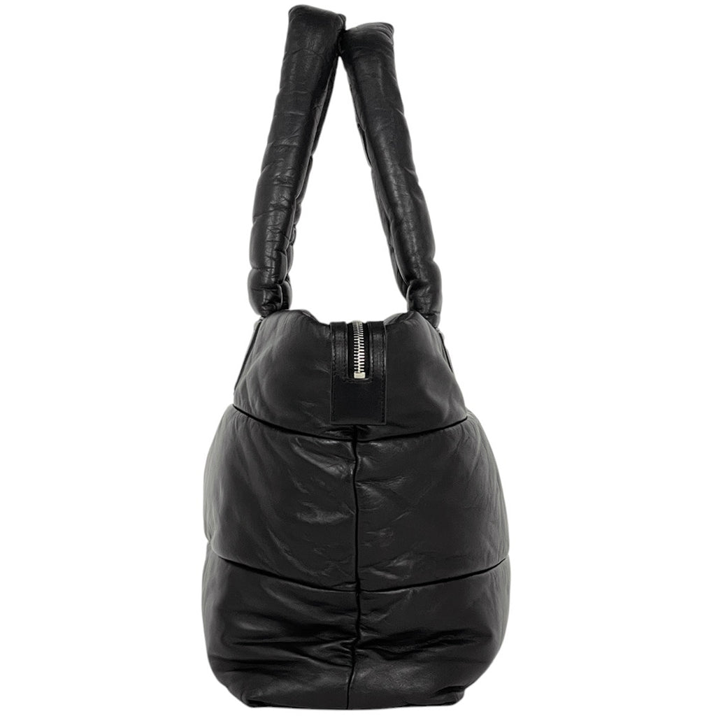 シャネル コココクーン トートバッグ ココマーク ハンドバッグ トートバッグ レザー ブラック レディース 【中古】brbag