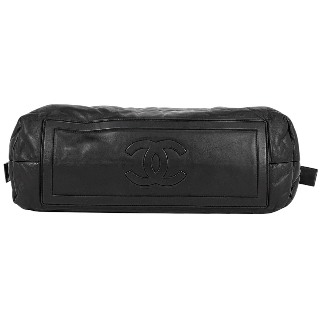 シャネル コココクーン トートバッグ ココマーク ハンドバッグ トートバッグ レザー ブラック レディース 【中古】brbag