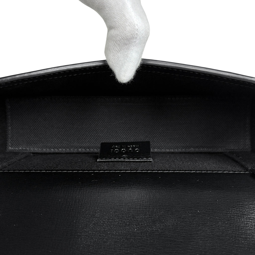 グッチ ホースビット 1955 ショルダーバッグ 斜め掛け ショルダーバッグ レザー ブラック 699296 レディース 【中古】brbag