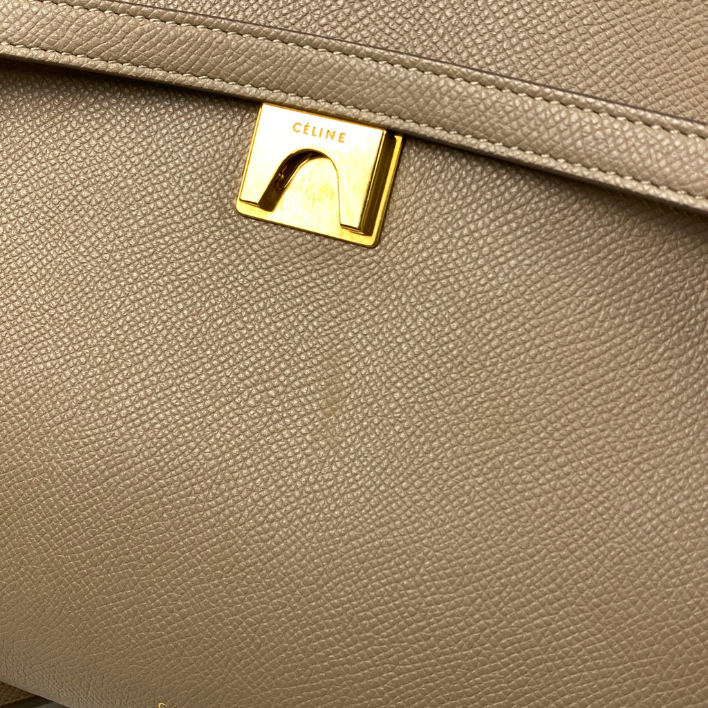 セリーヌ ベルトバッグ ミニ 2WAY ショルダーバッグ ハンドバッグ レザー ベージュ レディース 【中古】brbag