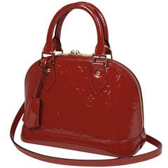 ルイ・ヴィトン アルマ BB エナメル 2WAY ショルダーバッグ ハンドバッグ モノグラムヴェルニ スリーズ M90174 レディース 【中古】brbag