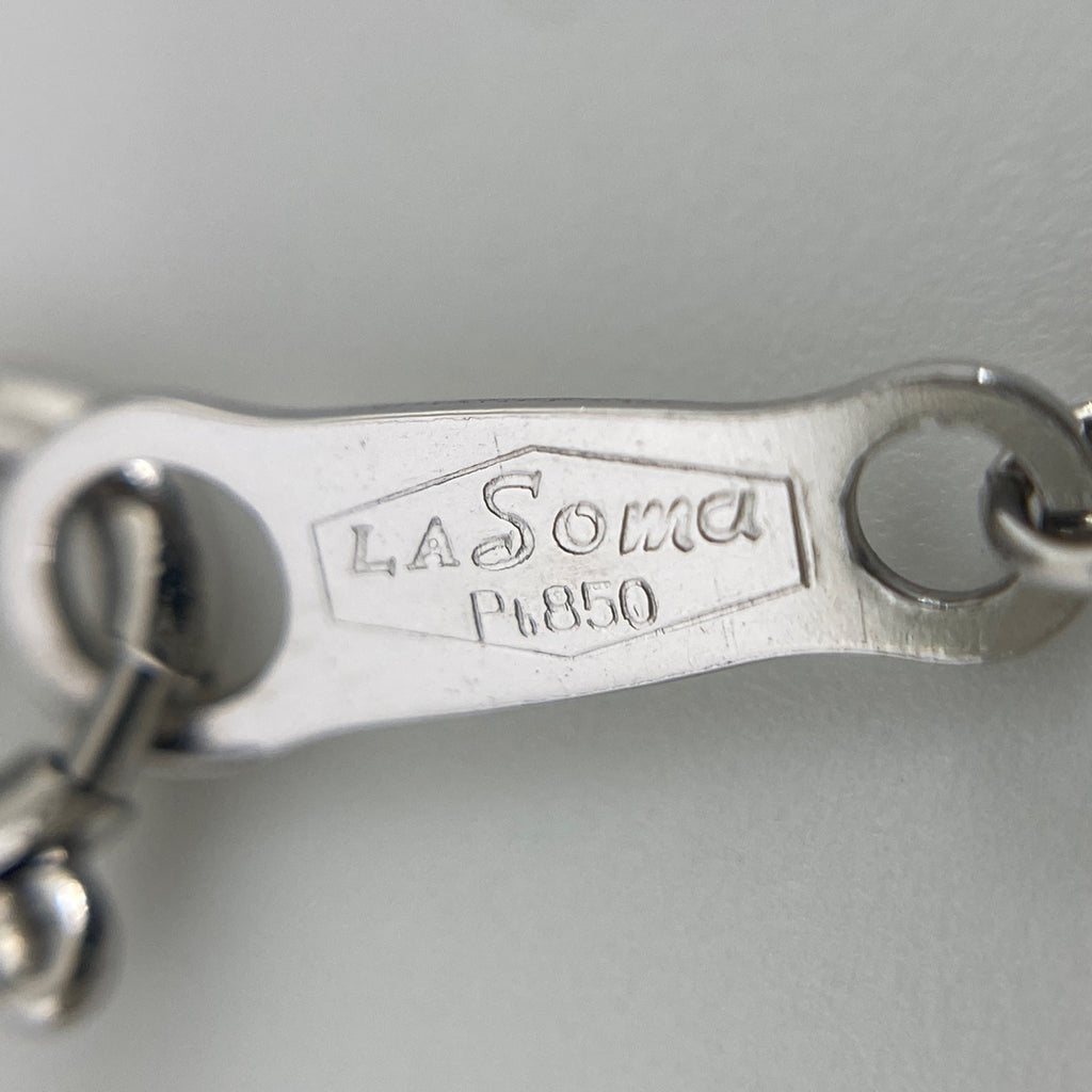 ダイヤモンド デザインネックレス プラチナ ペンダント ネックレス Pt900 Pt850 ダイヤモンド レディース 【中古】nbjwl