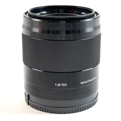 ソニー SONY E 50mm F1.8 OSS SEL50F18 ブラック 一眼カメラ用レンズ（オートフォーカス） 【中古】