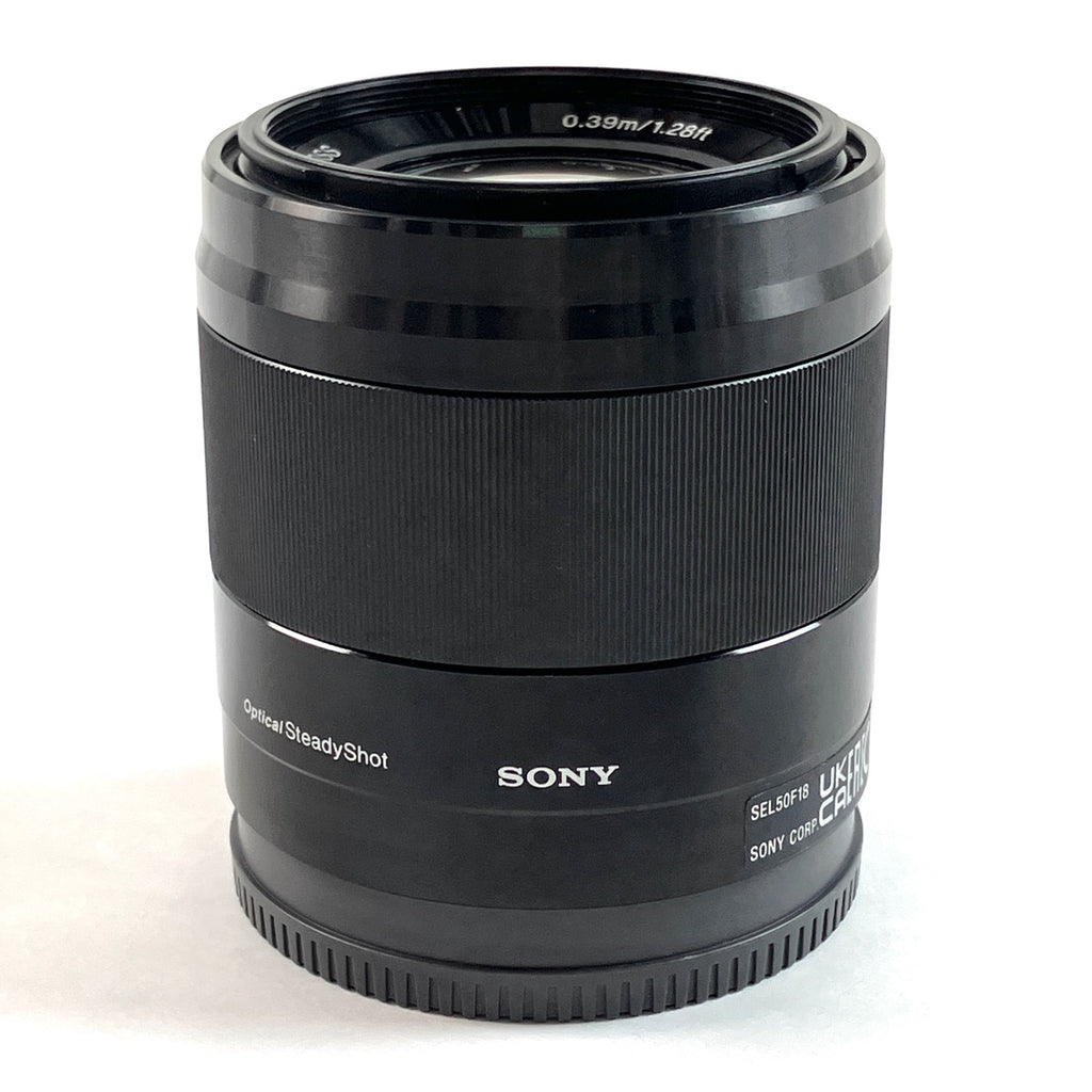 ソニー SONY E 50mm F1.8 OSS SEL50F18 ブラック 一眼カメラ用レンズ（オートフォーカス） 【中古】