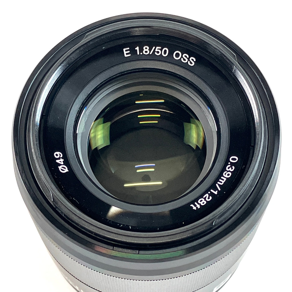 ソニー SONY E 50mm F1.8 OSS SEL50F18 ブラック 一眼カメラ用レンズ（オートフォーカス） 【中古】