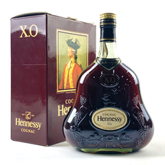 ヘネシー Hennessy XO 金キャップ グリーンボトル 1000ml ブランデー コニャック 【古酒】