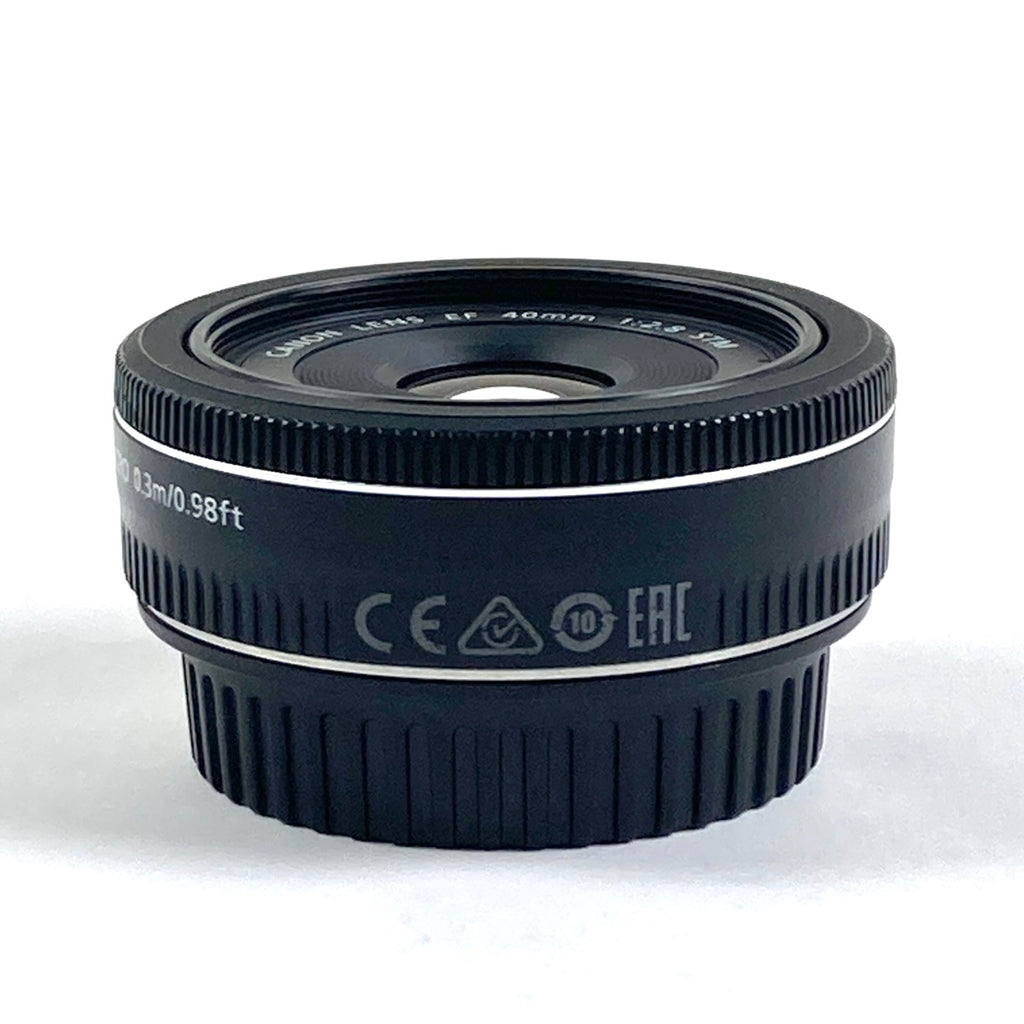 キヤノン Canon EF 40mm F2.8 STM 一眼カメラ用レンズ（オートフォーカス） 【中古】