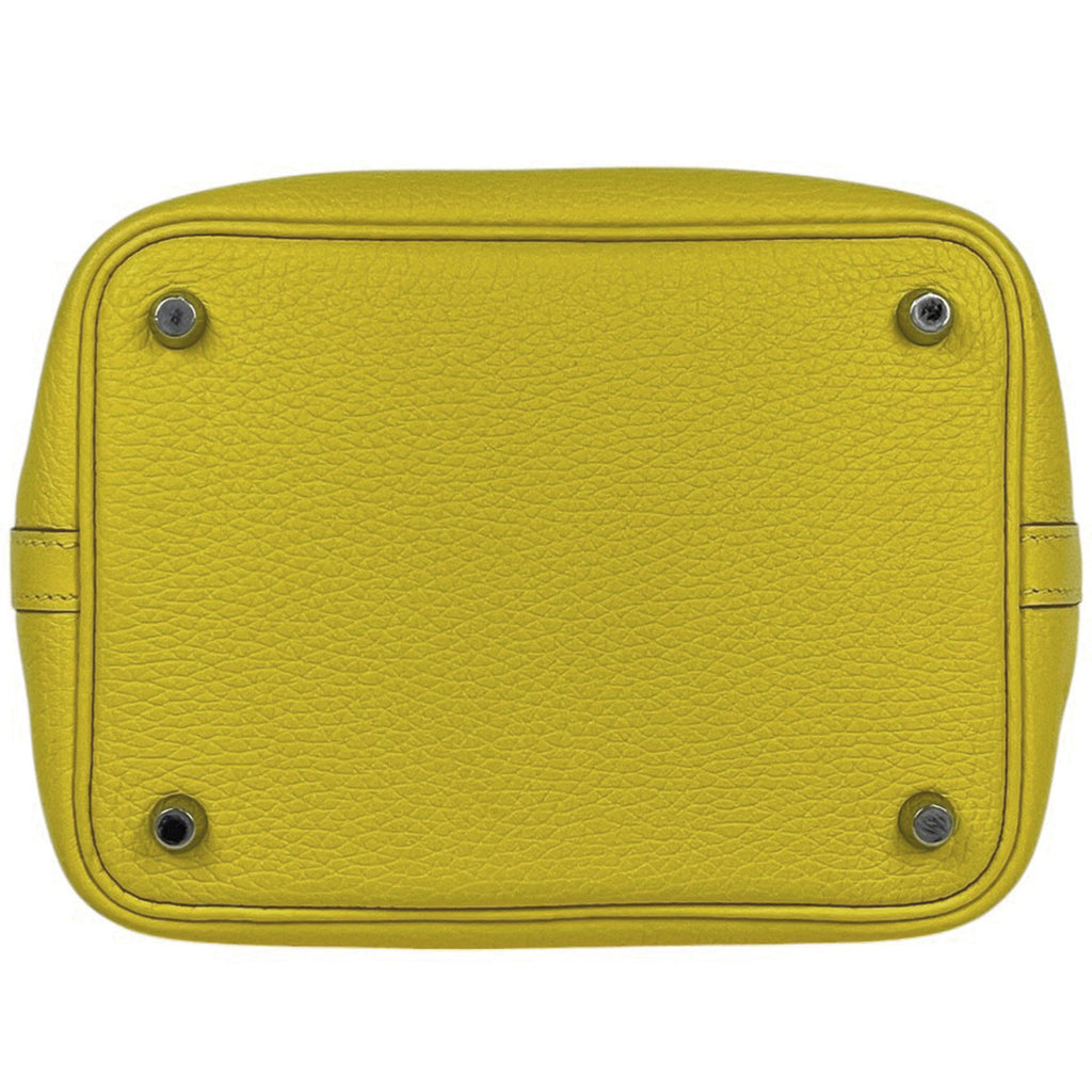 エルメス ピコタンロック PM ミニバッグ ハンドバッグ トリヨンクレマンス ライム Z レディース 【中古】 brbag