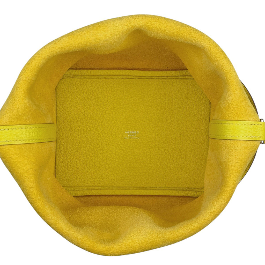 エルメス ピコタンロック PM ミニバッグ ハンドバッグ トリヨンクレマンス ライム Z レディース 【中古】 brbag
