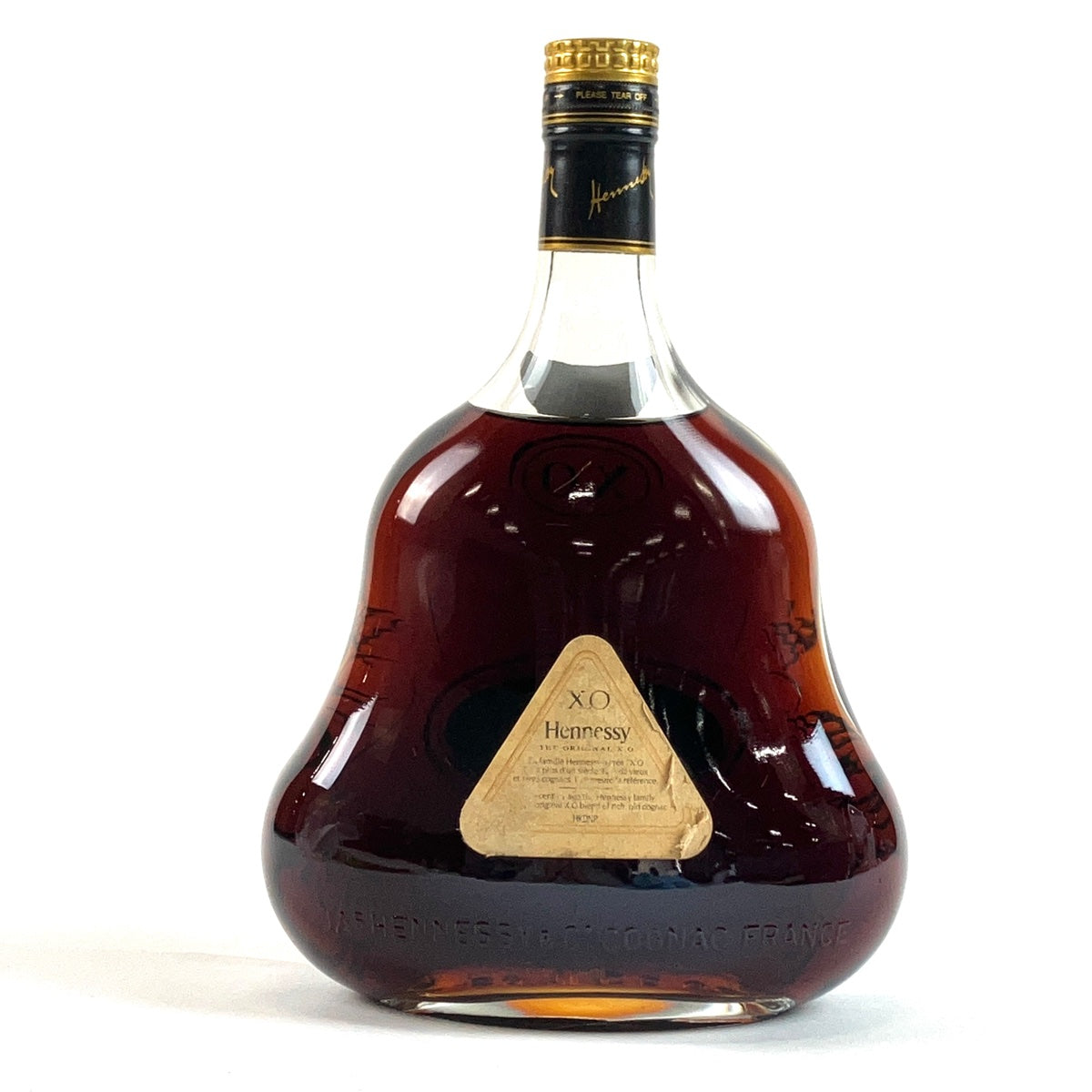 バイセル公式】ヘネシー Hennessy XO 金キャップ クリアボトル 1000ml ブランデー コニャック 【古酒】 - バイセルブランシェ