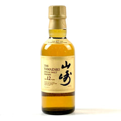 【東京都内限定お届け】 サントリー SUNTORY 山崎 12年 シングルモルト 180ml 国産ウイスキー 【古酒】