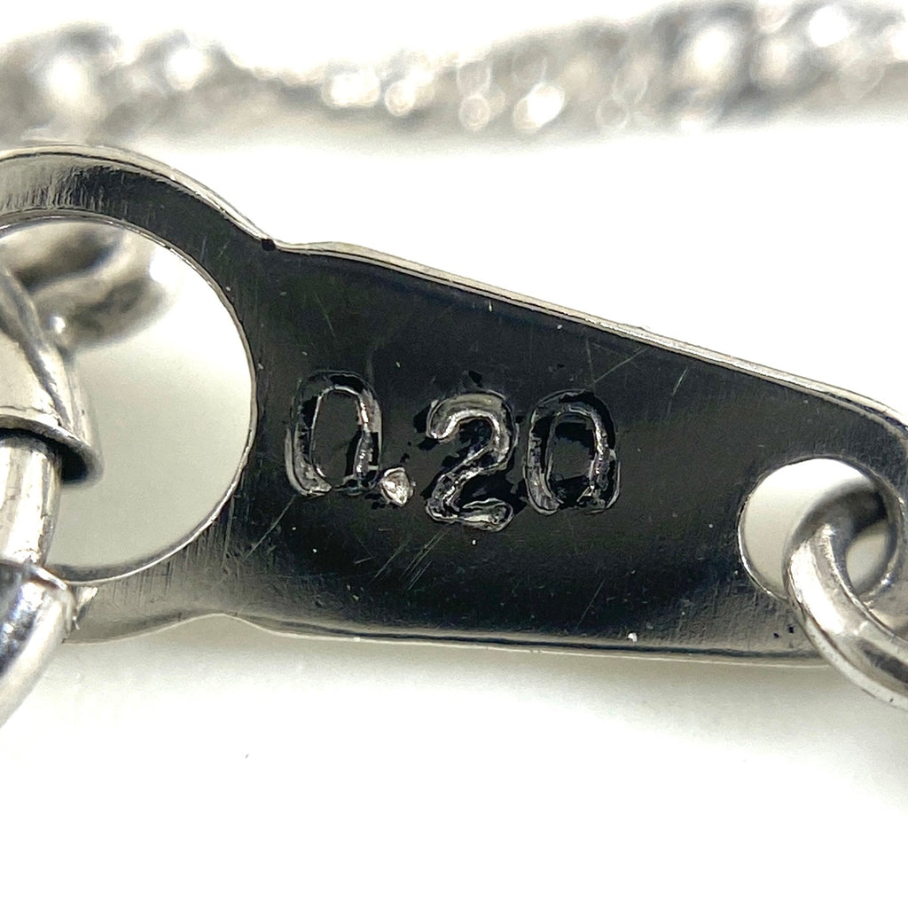 ダイヤモンド デザインネックレス プラチナ ペンダント ネックレス Pt900 Pt850 ダイヤモンド レディース 【中古】nbjwl