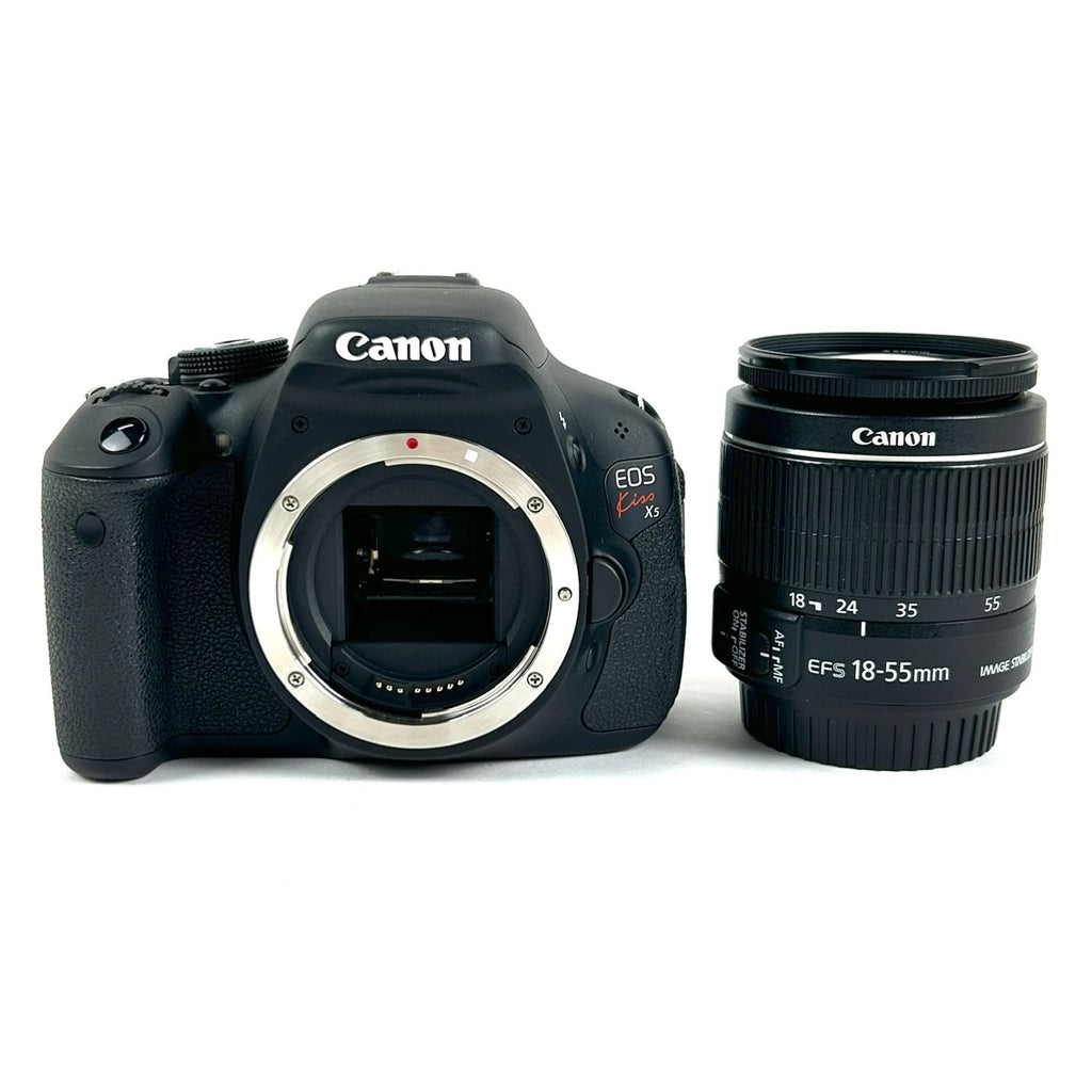 キヤノン Canon EOS Kiss X5 EF-S 18-55 IS II レンズキット デジタル 一眼レフカメラ 【中古】