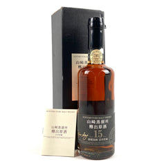 【東京都内限定お届け】 サントリー SUNTORY 山崎蒸留所 樽出原酒 ピュアモルト 15年 600ml 国産ウイスキー 【古酒】