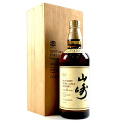 【東京都内限定お届け】 サントリー SUNTORY 山崎 12年 ピュアモルト 向獅子 750ml 国産ウイスキー 【古酒】