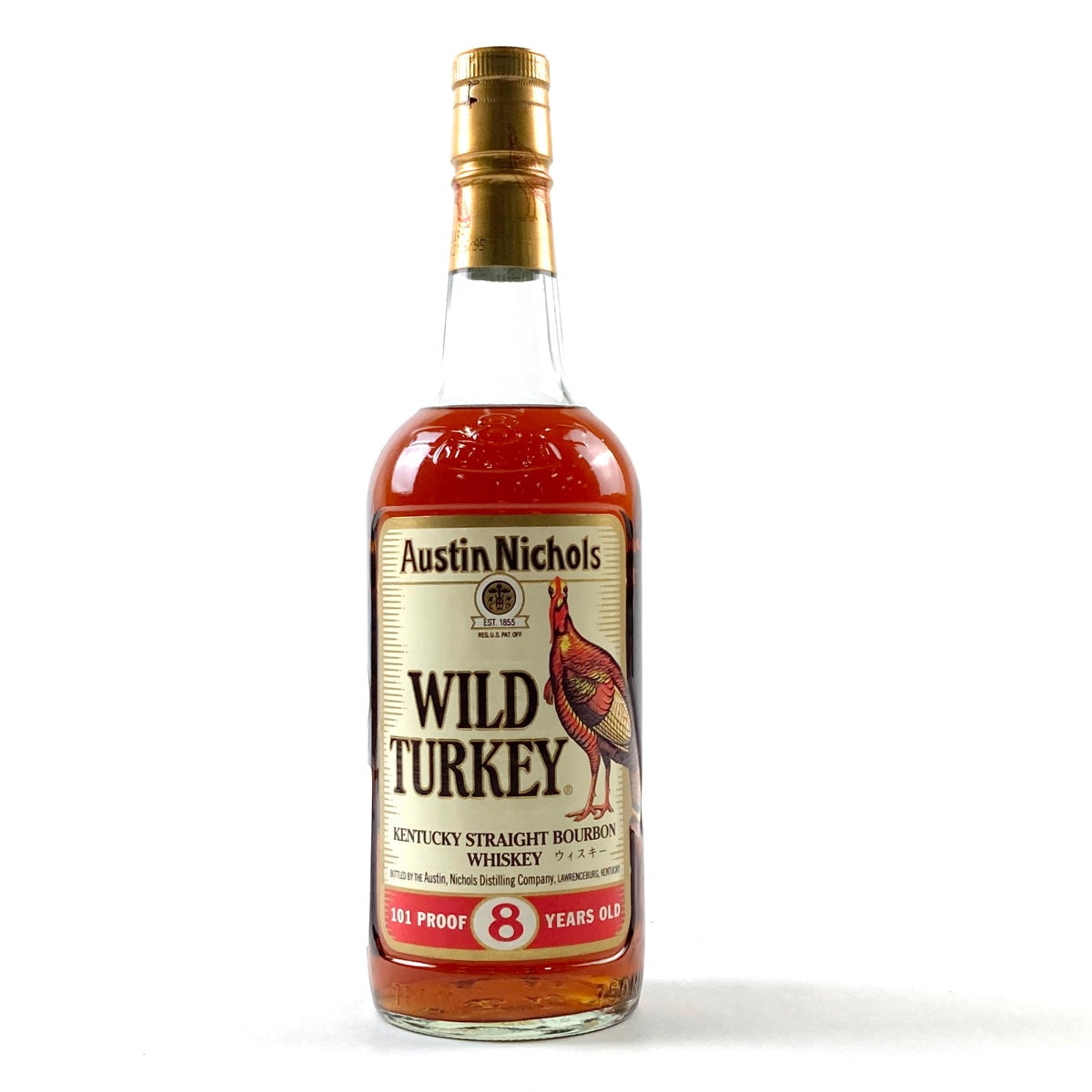 バイセル公式】ワイルドターキー WILD TURKEY 8年 旧ボトル 750ml アメリカンウイスキー 【古酒】 - バイセルブランシェ